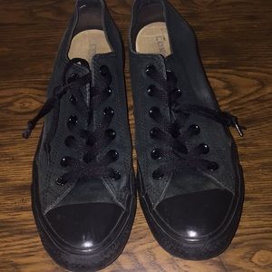 All Black Converse
